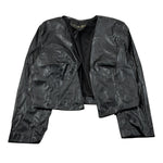 J'Aime' Giubbino In Ecopelle tinta unita Nero per Bambina 4917G NERO J'AIME' 