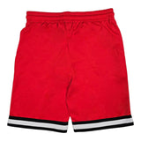 Diadora Bermuda Tinta Unita Con Stampa Logo Rosso Per Bambino