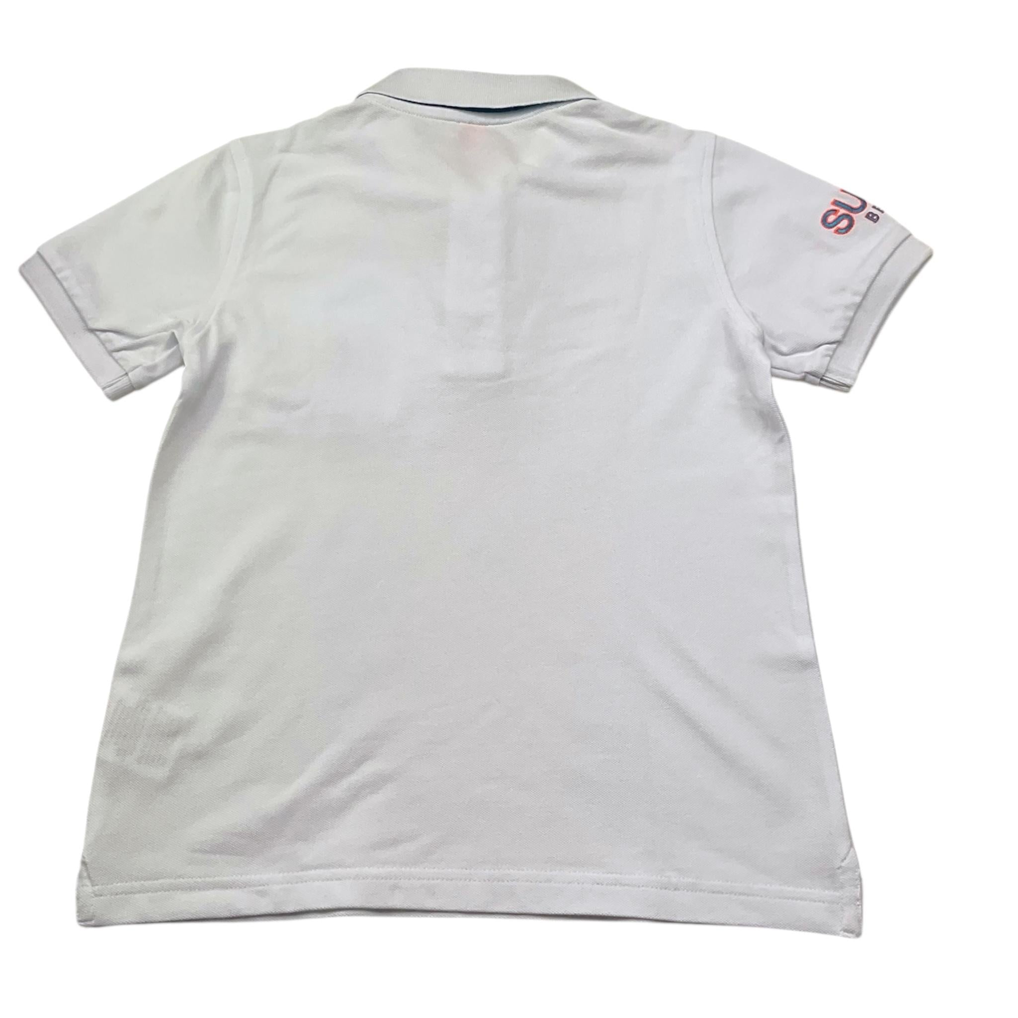 Sun68 Plo Mezza Manica Tinta Unita per Bambino CPA35341 BIANCO SUN68 