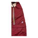 K-WAY sacca tinta unita con zip Rosso per Bambina K81463W ROSSO K-WAY 