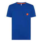 Sun68 T-Shirt Girocollo Tinta Unita con Logo per Bambino T33307 BLU SUN68 