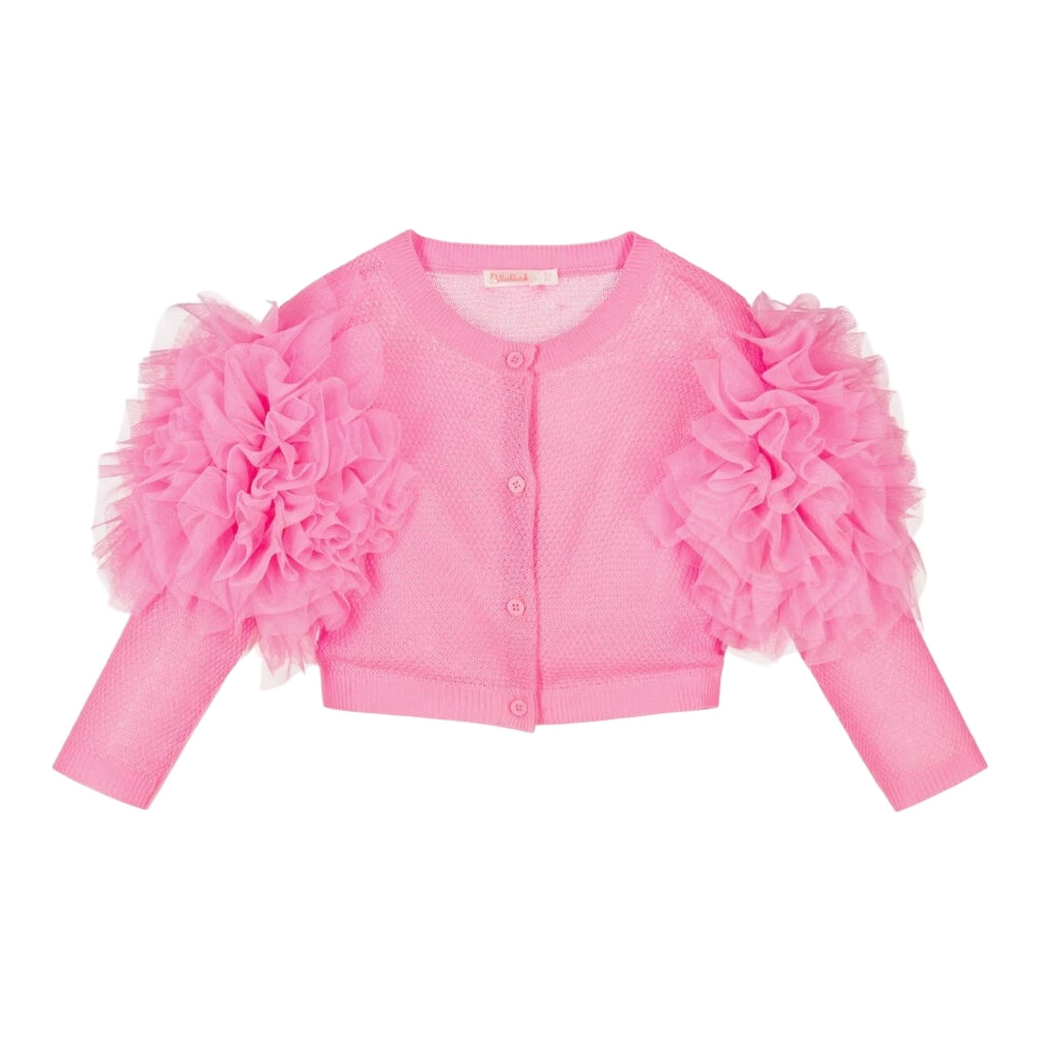 Billieblush Coprispalle Tinta Unita con Tulle per Neonata U20995N FUXIA BillIEBLUSH 