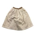 Zhoe & Tobiah Gonna Tinta Unita con Elastico In Vita per Bambina LYB3F PANNA ZHOE & TOBIAH 