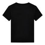 Guess T-Shirt Girocollo Tinta Unita con Paillettes per Bambina J5RI19KAPO0 NERO GUESS 