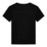 Guess T-Shirt Girocollo Tinta Unita con Paillettes per Bambina J5RI19KAPO0 NERO GUESS 
