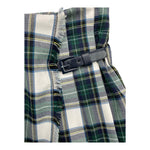 PICCOLA LUDO gonna tricolore con fantasia a quadri Verde per Bambina BS9WB037 VERDE PICCOLA LUDO 