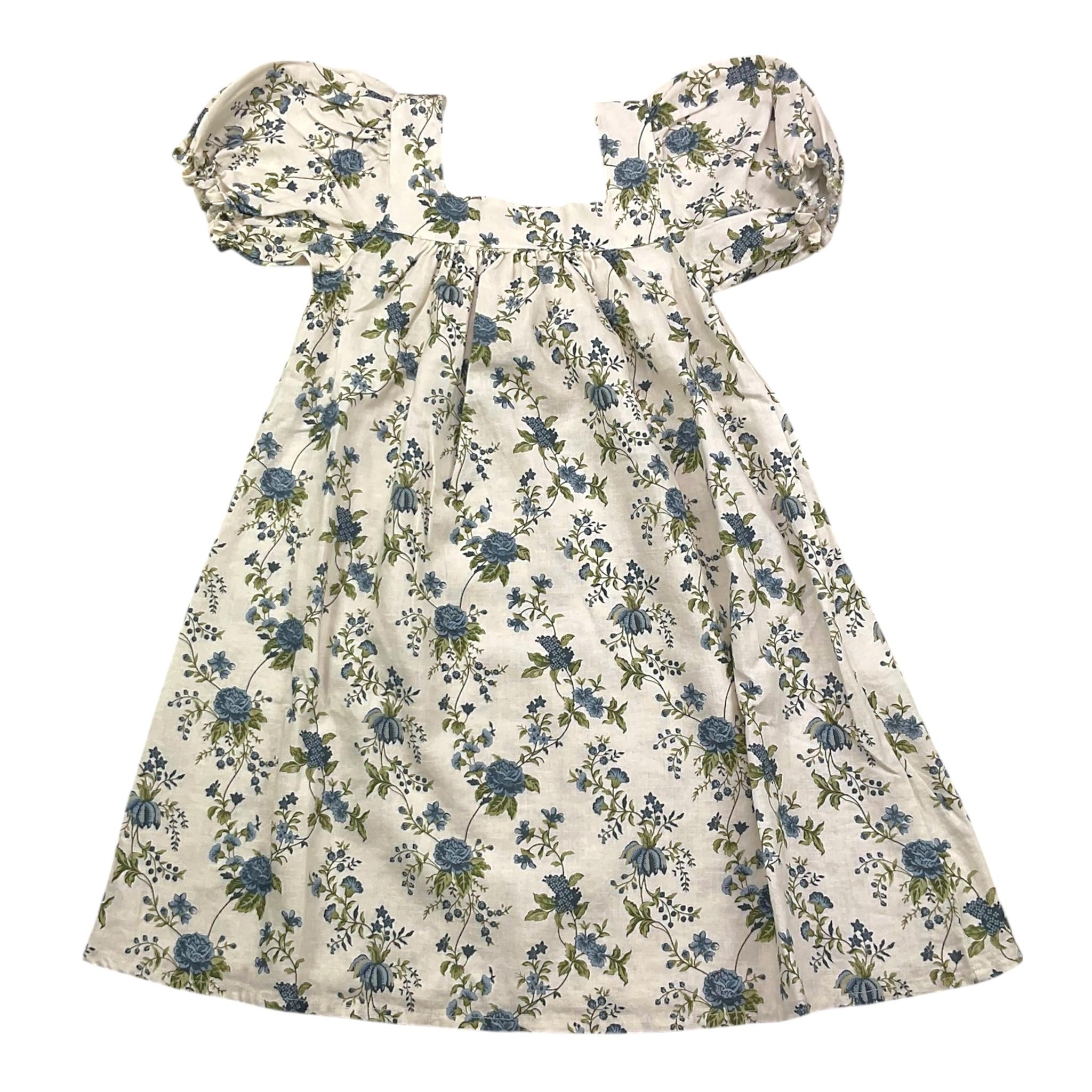 Babe & Tess Abito Mezza Manica Tinta Unita con Fantasia per Bambina 01518125 PANNA BABE & TESS 