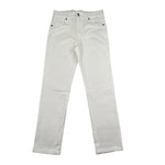 John Richmond Pantalone Tinta Unita con 5 Tasche per Bambino RBP25096JE BIANCO JOHN RICHMOND 