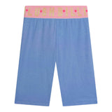 Billieblush Leggins Modello Ciclista Tinta Unita con Elastico In Vita Azzurro per Neonata