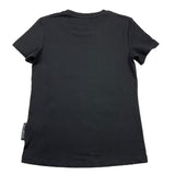 JOHN RICHMOND t-shirt girocollo tinta unita con stampa Nero per Bambino RGA25165TS NERO JOHN RICHMOND 