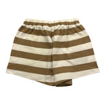 Dou Dou Short Bicolore Fantasia A Righe per Bambina DW6A79 BIANCO/BEIGE DOU DOU 