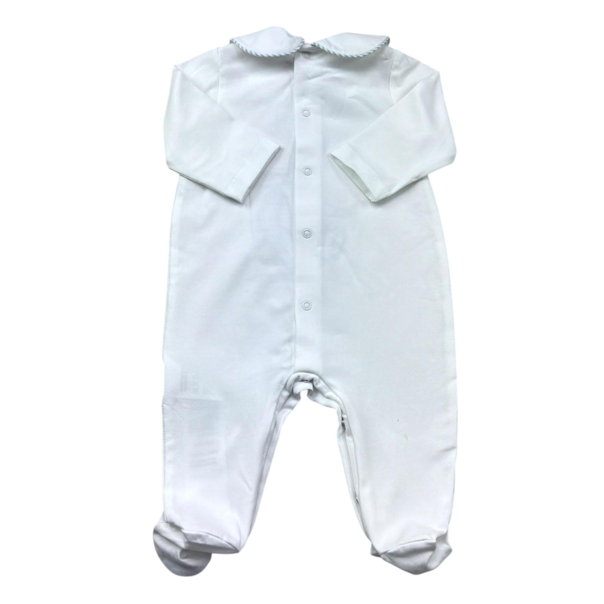 Le Bebe Tutina Manica Lunga Tinta Unita  per Neonato LBB5260 BIANCO LE BEBE 