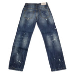 Bikkembergs Jeans Tinta Unita con Girovita Regolabile per Bambino BK3268 BLU BiKKEMBERGS 