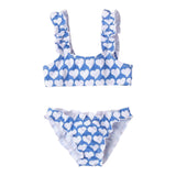 I Do Costume 2 Pezzi Slip-Fascia con Fantasia per Neonata 4B484N AZZURRO I DO 