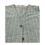 Zhoe & Tobiah Gilet Tinta Unita per Bambino HBE1 VERDE ACQUA ZHOE & TOBIAH 