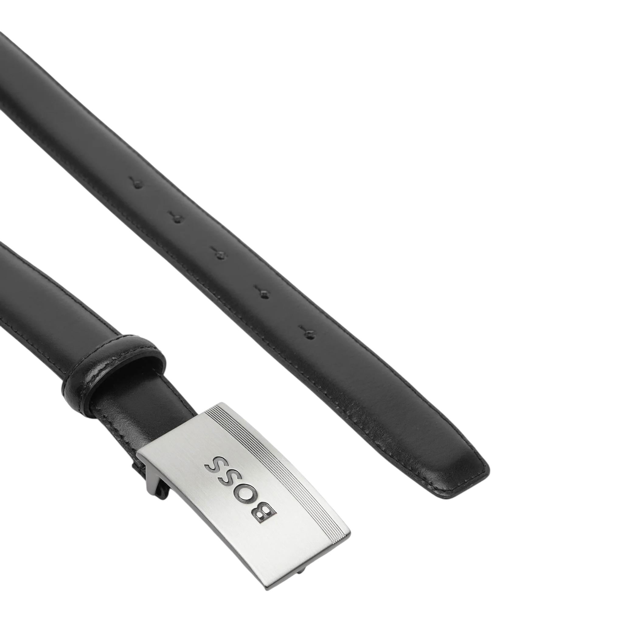 Boss Cintura Tinta Unita con Logo per Bambino J51741 NERO BOSS 