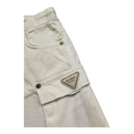 Yes London Bermuda Tinta Unita con Girovita Regolabile per Bambino JR7051 BIANCO YES LONDON 