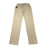 I Do Pantalone Tinta Unita Con Elastico In Vita Beige Per Bambino