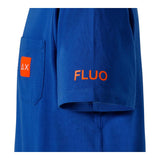 Sun68 T-Shirt Girocollo Tinta Unita con Logo per Bambino T33307 BLU SUN68 