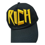 John Richmond Cappello con Visiera Tinta Unita con Stampa per Bambino RIP26031CP NERO JOHN RICHMOND 