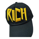 John Richmond Cappello con Visiera Tinta Unita con Stampa per Bambino RIP26031CP NERO JOHN RICHMOND 