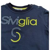 Siviglia Felpa Chiusa Girocollo Tinta Unita con Stampa per Bambino SVNST17294J BLU SIVIGLIA 