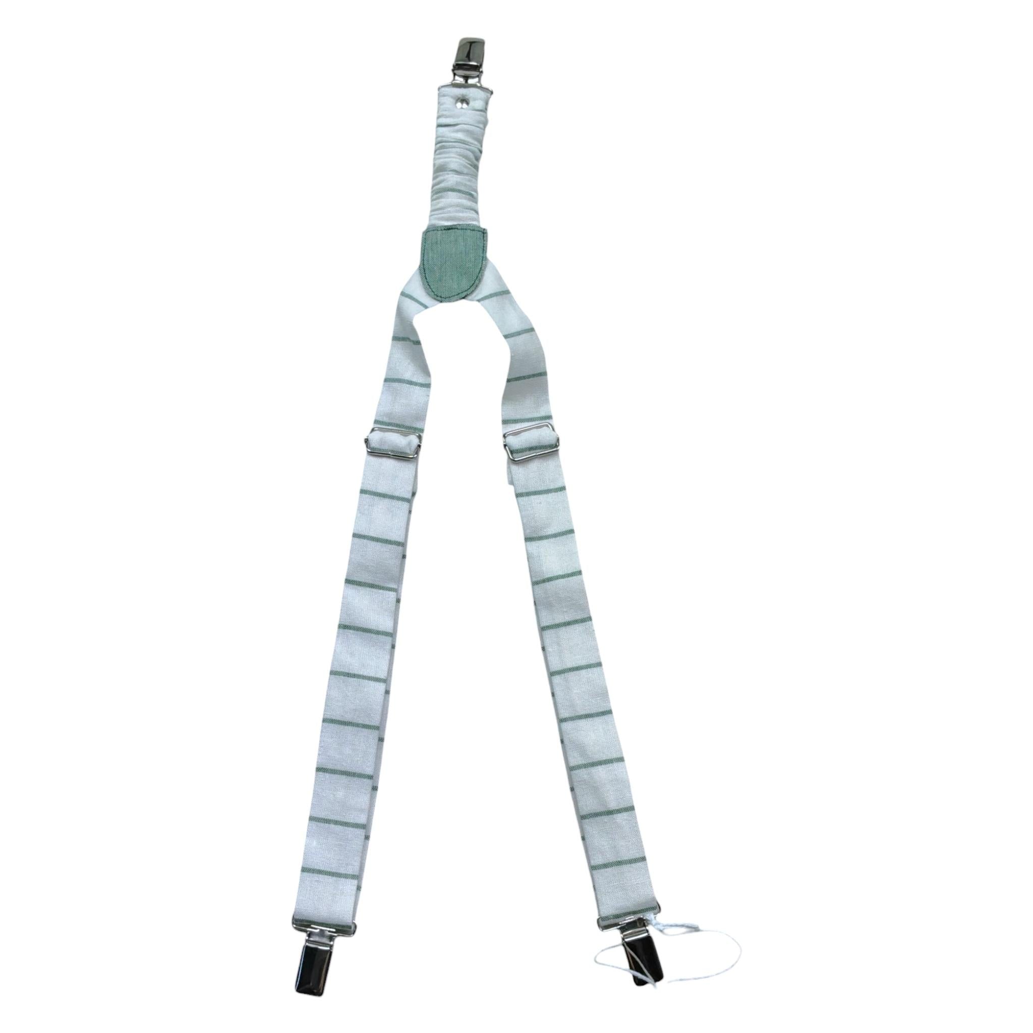 Le Bebe' Bretelle Tinta Unita con Fantasia per Neonato LBB5338 PANNA LE BEBE' 