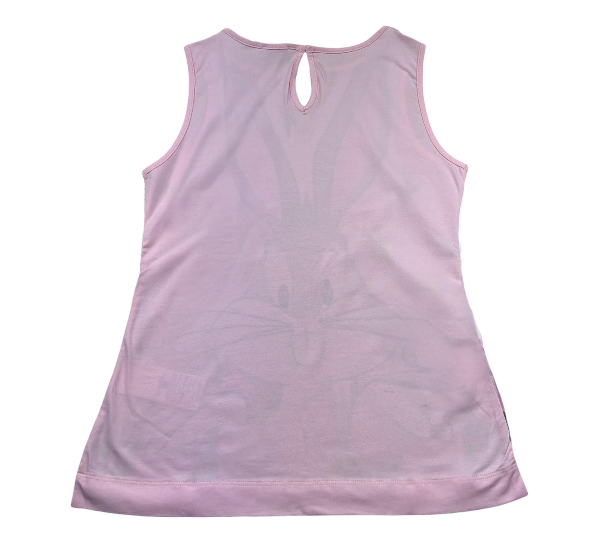 Monnalisa Canotta Girocollo Tina Unita con Stampa per Bambina 115614SM ROSA MONNALISA 