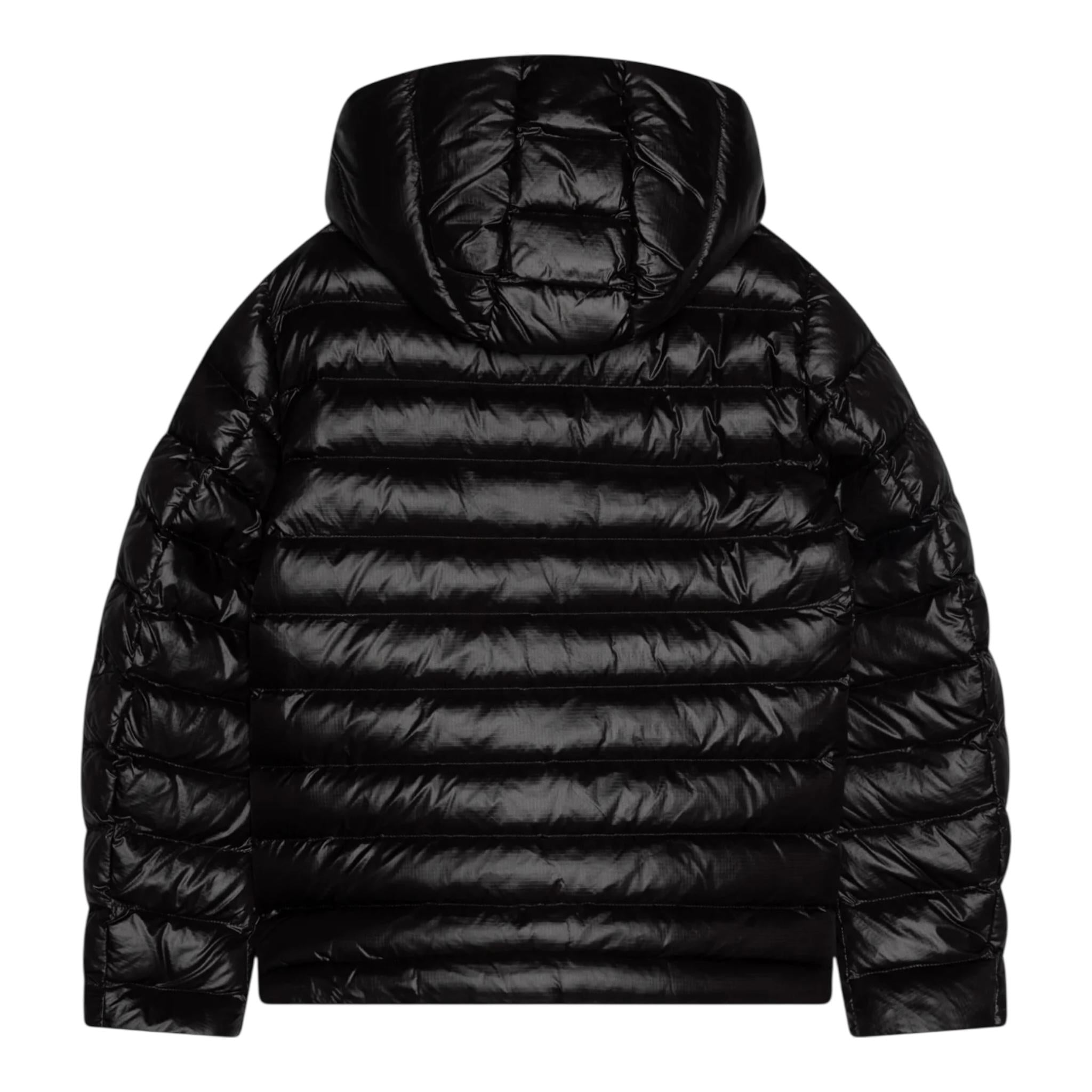 Blauer Giubbino Tinta Unita con Zip E Cappuccio per Bambino 24BLKC02365 NERO BLAUER 