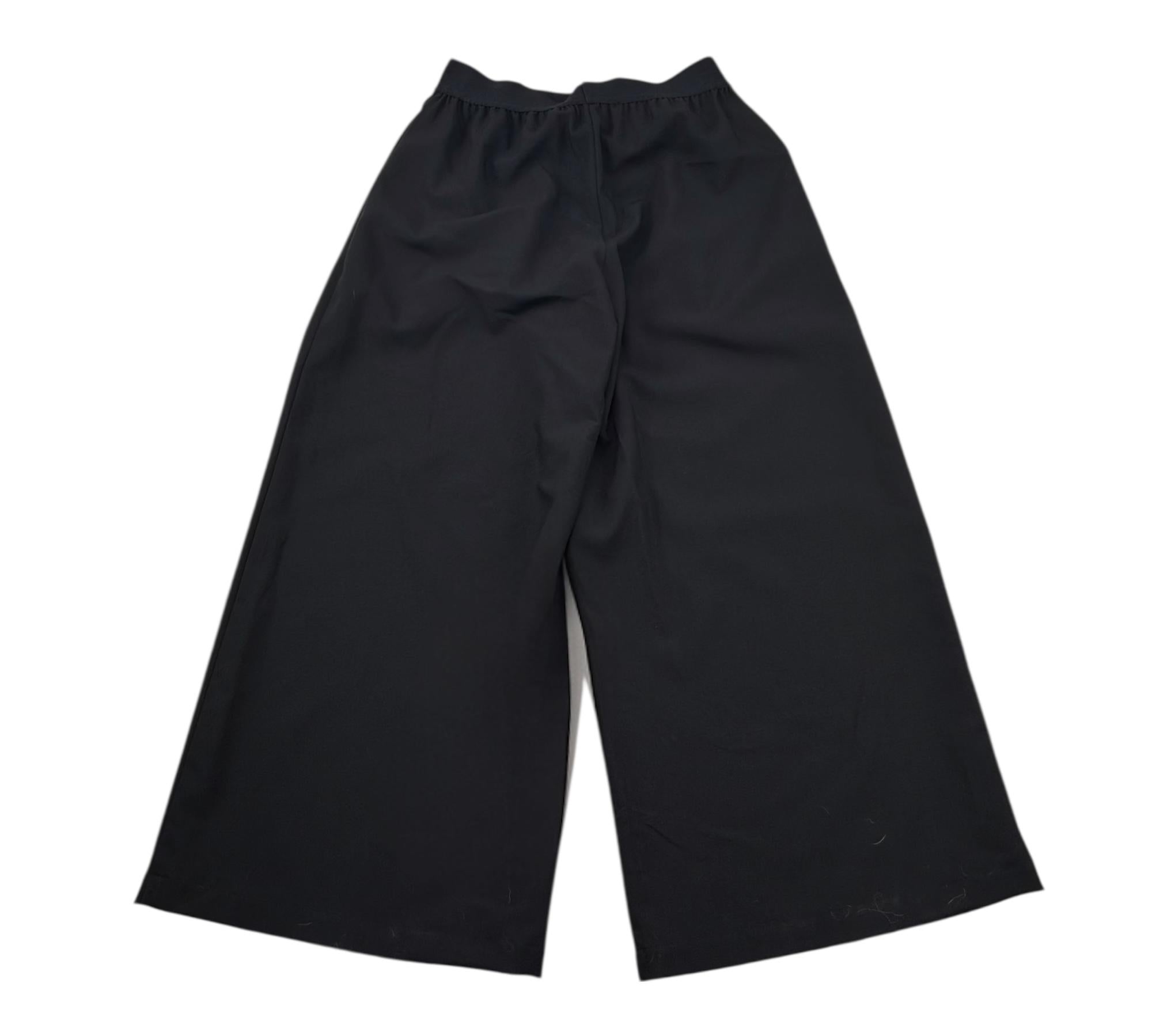 John Richmond Pantalone Tinta Unita Modello Palazzo per Bambina RGP26066PA NERO JOHN RICHMOND 