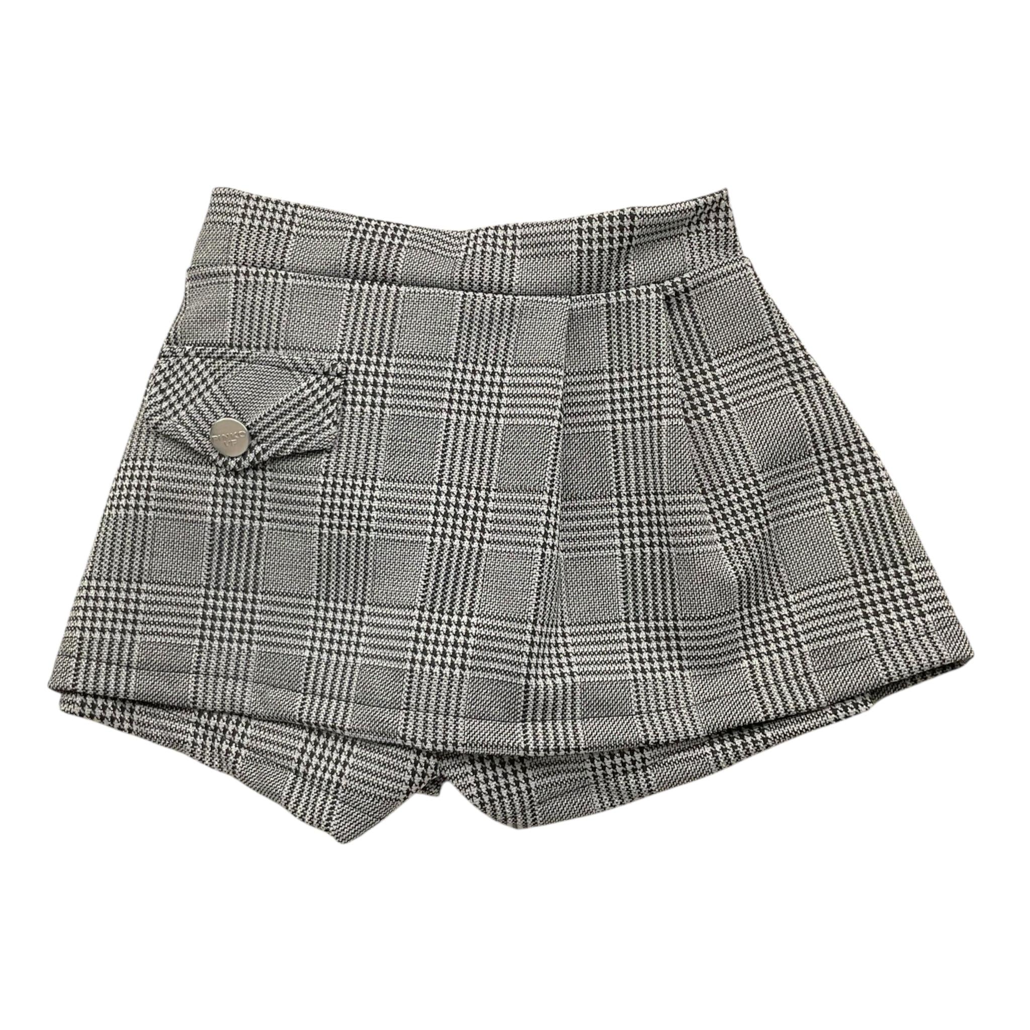 PINKO short tinta unita con elastico in vita e fantasia  Grigio per Neonata F4PIBGST167N GRIGIO PINKO 