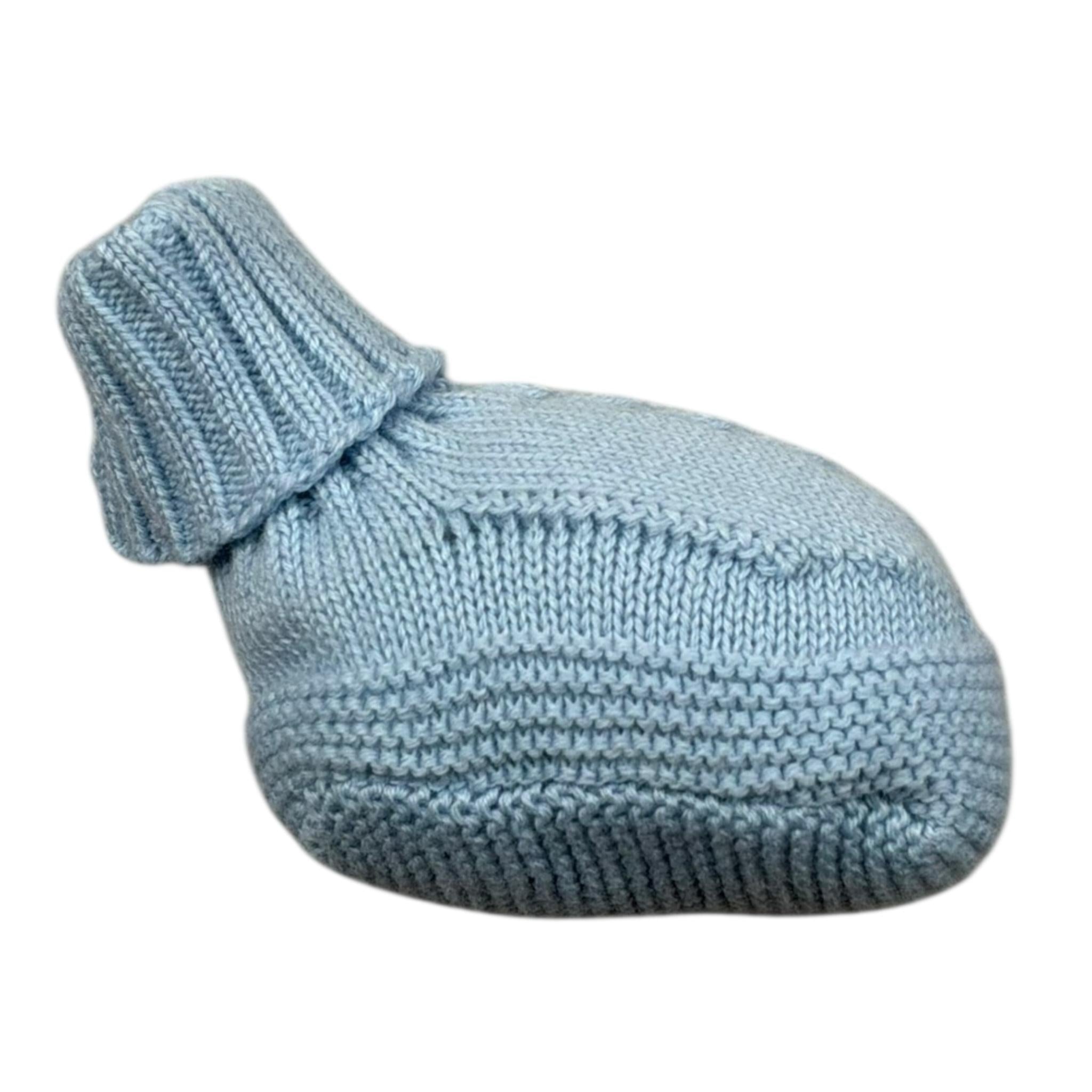 Le Coconne Babbucce Tinta Unita per Neonata LCN2593 AZZURRO LE COCONNE 