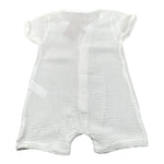 Calamaro Pagliaccetto Tinta Unita Mezza Manica per Neonato 32443X BIANCO CALAMARO 