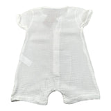 Calamaro Pagliaccetto Tinta Unita Mezza Manica per Neonato 32443X BIANCO CALAMARO 