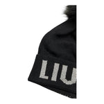 LIU JO cappello tinta unita con logo Nero per Bambina G69072 NERO LIU JO 