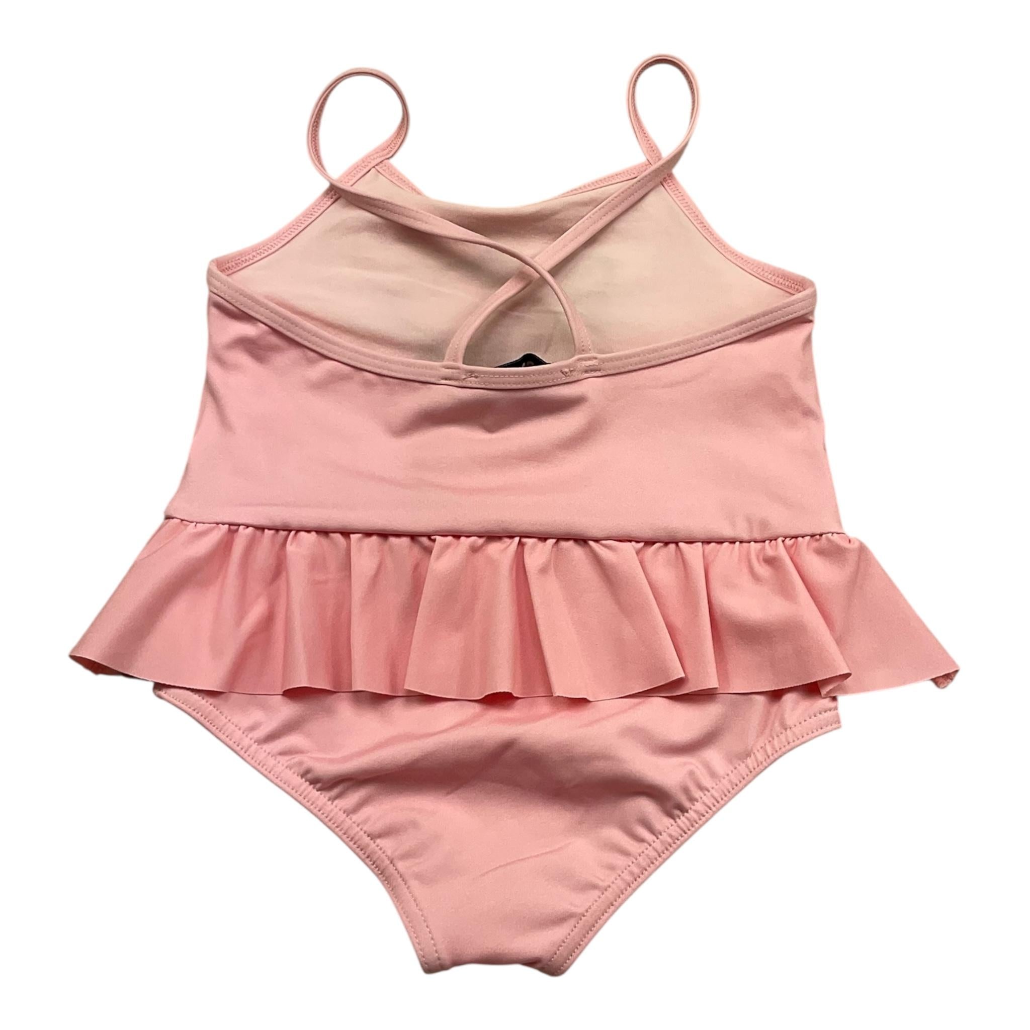 Moschino Costume Tinta Unita con Stampa per Neonata MDL00S ROSA MOSCHINO 