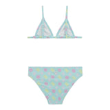 Guess Costume 2 Pezzi Triangolo-Mutandina per Bambina J5GZ46MC052 VERDE ACQUA GUESS 