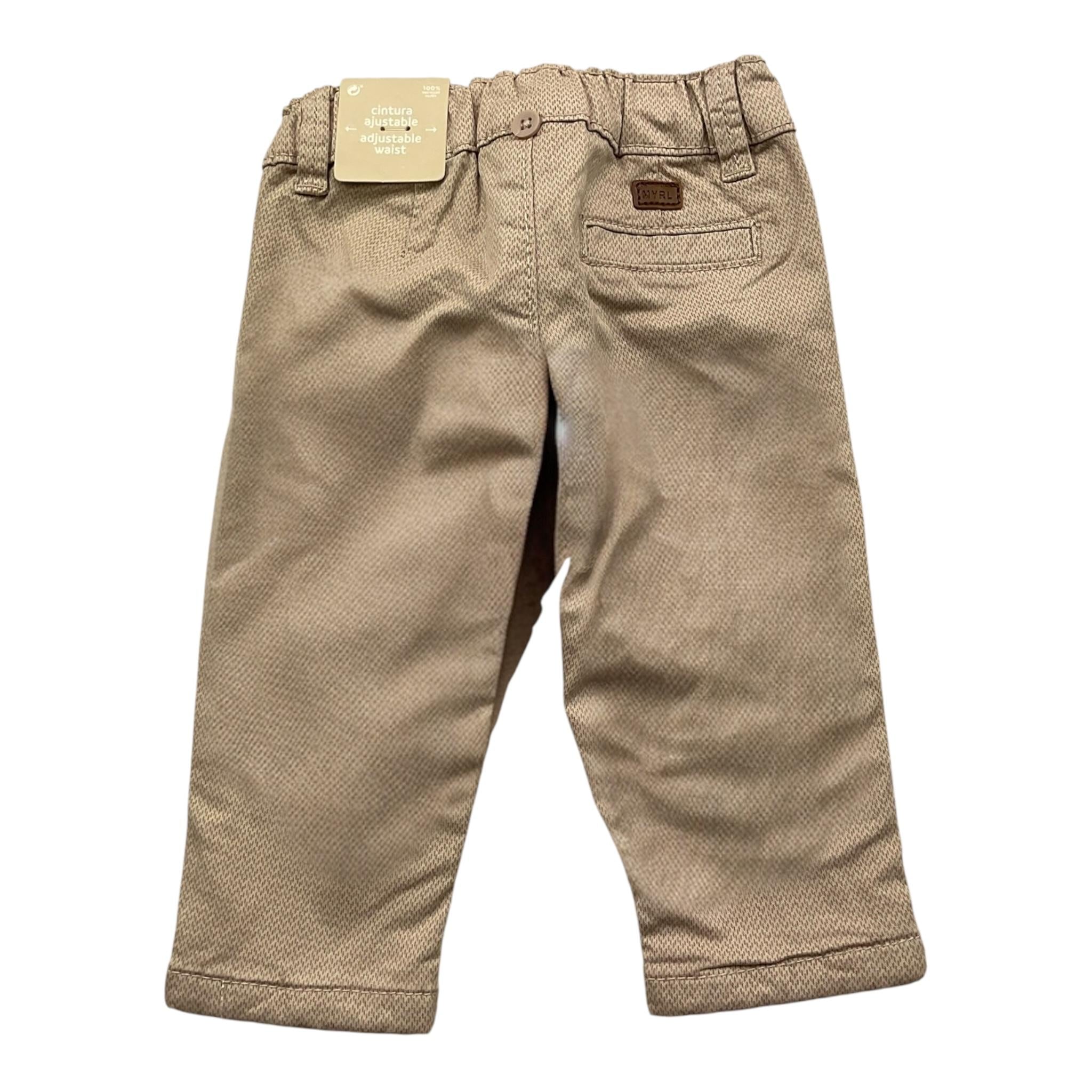 MAYORAL pantalone tinta unita con girovita regolabile Beige per Neonato 2521X BEIGE MAYORAL 