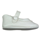 Made In Italy Ballerine Tinta Unita per Neonata ED107SC BIANCO MADE IN ITALY 