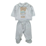 Nanan Completo 2 Pezzi Shirt-Ghettina per Neonato E211310 AZZURRO NANAN 