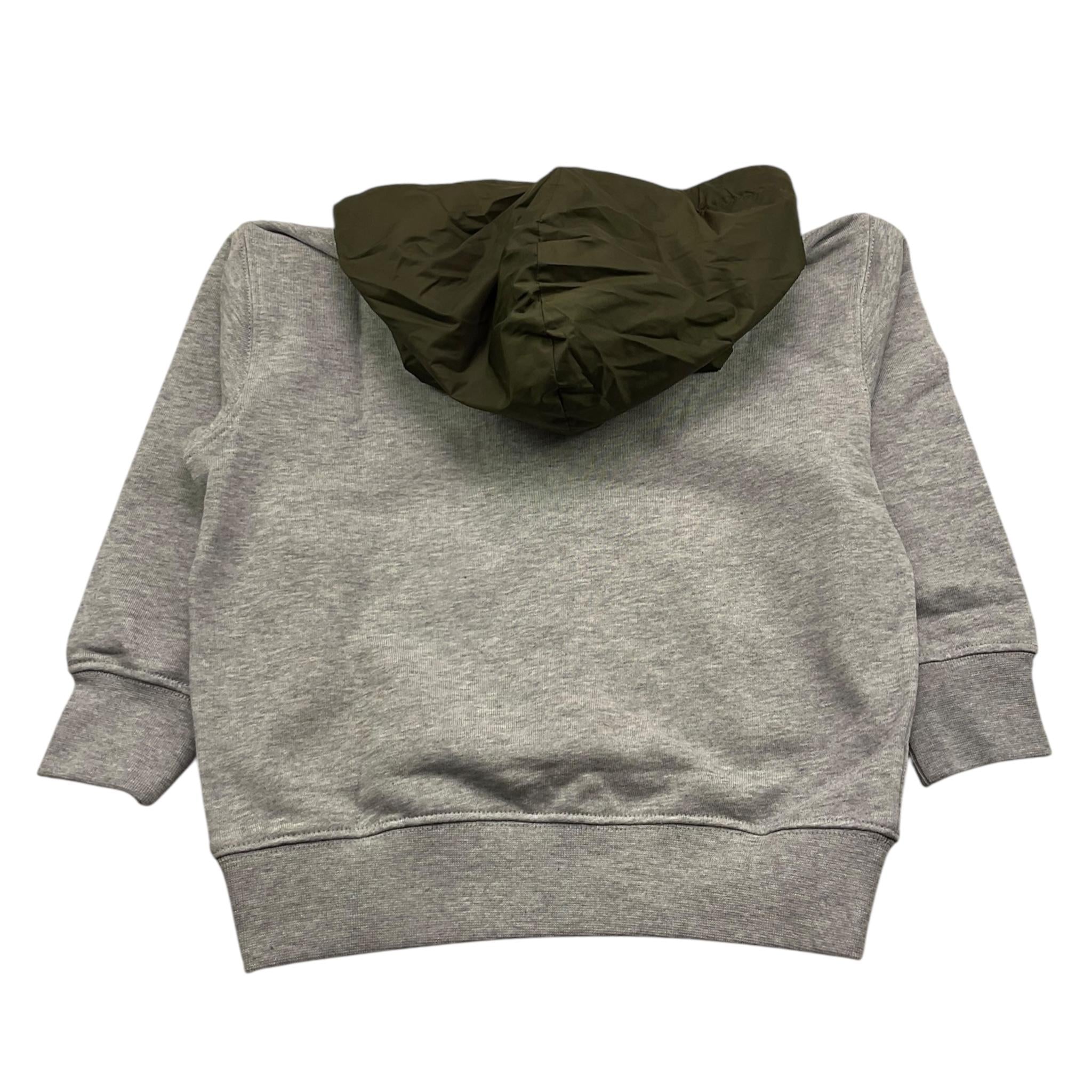 ASPESI felpa tinta unita con cappucci in contrasto Grigio per Bambino F24037MFM0123 GRIGIO ASPESI 