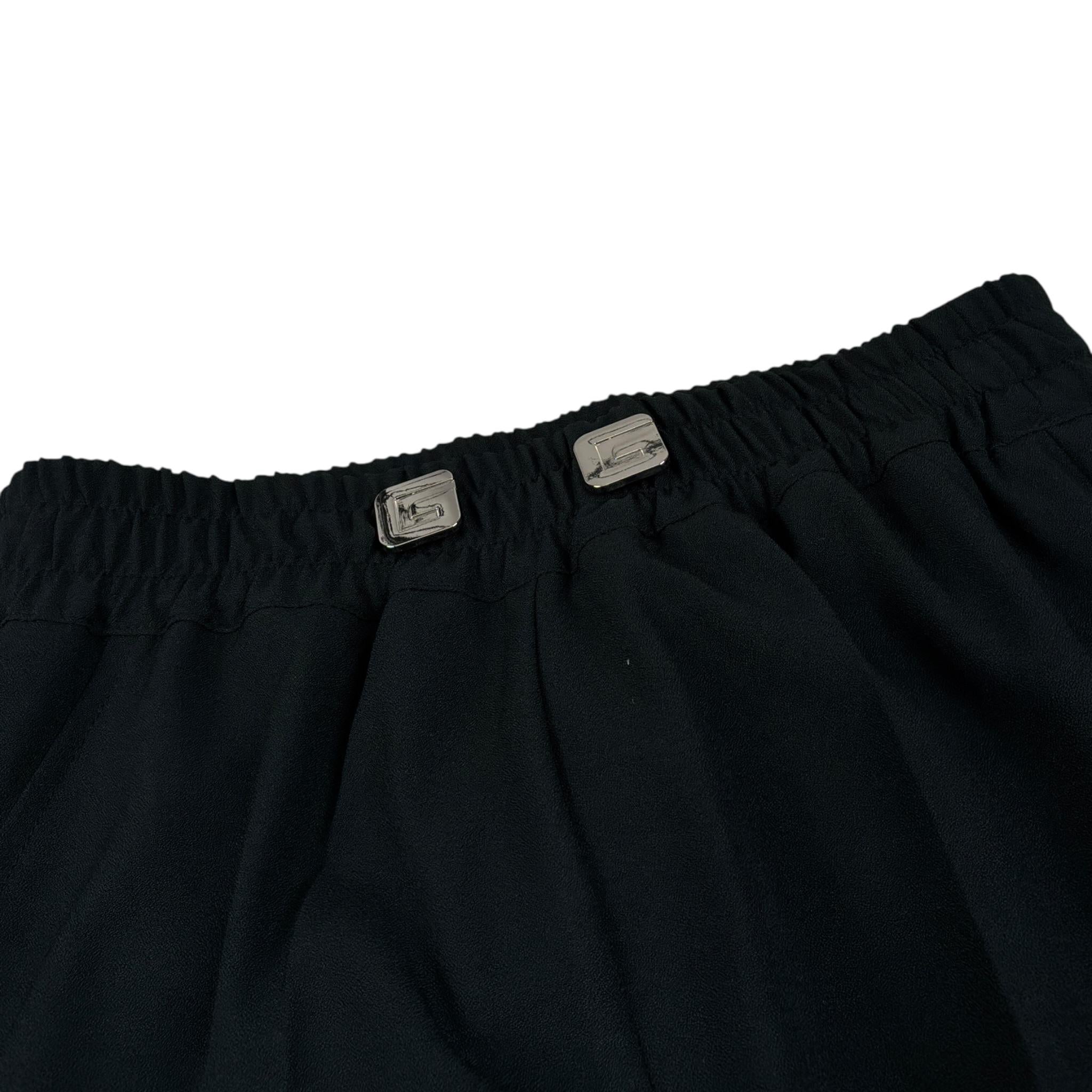 Gaelle Pantalone tinta unita con Elastico In Vita Nero per Bambina 2745P00517 NERO GAELLE 