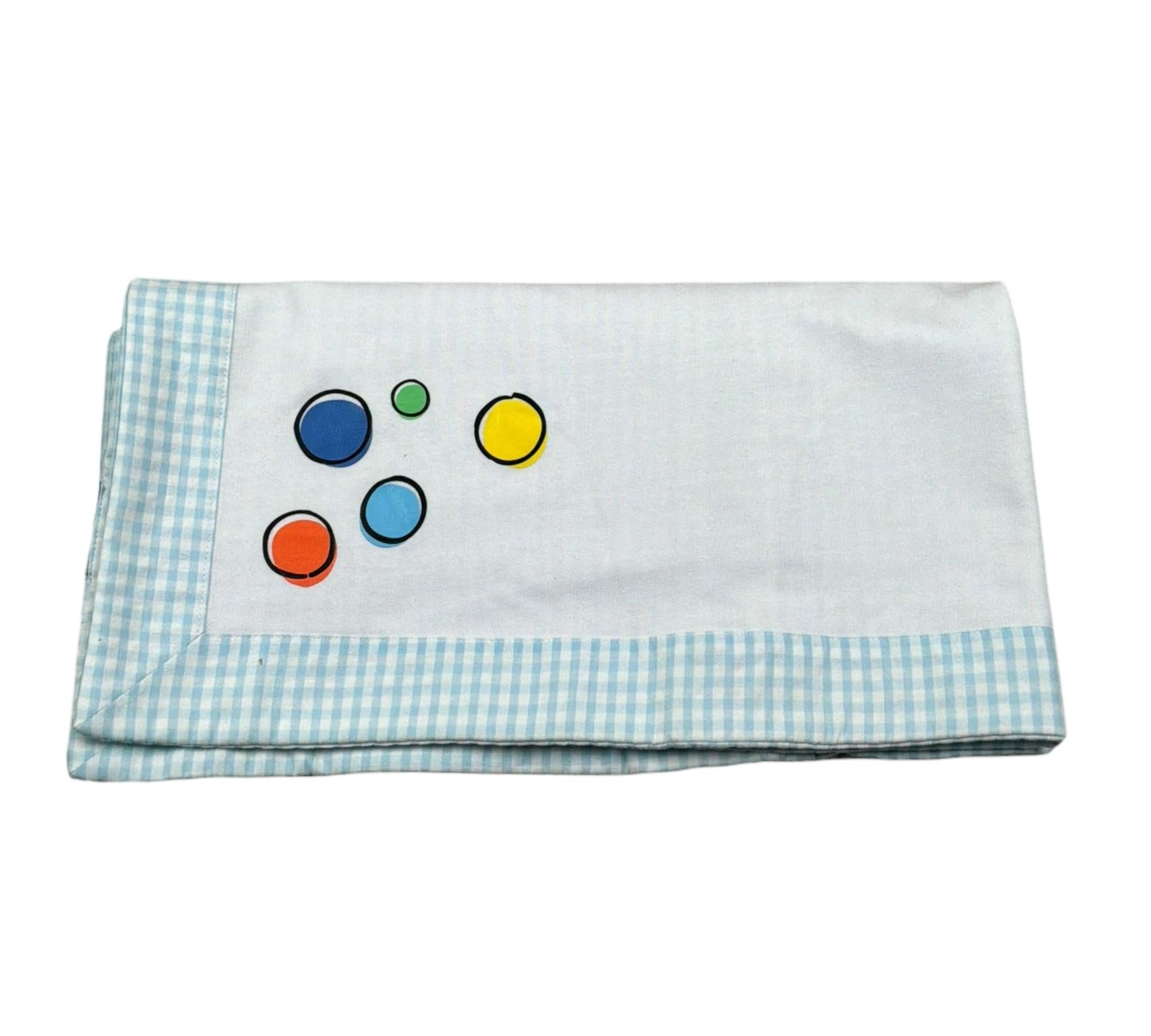 Moschino Coperta Tinta Unita con Logo per Neonato MUB00L BIANCO MOSCHINO 