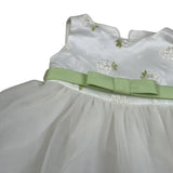 Colori Chiari Abito Cerimoniale tinta unita Giromanica Bianco per Neonata FN04365 BIANCO COLORI CHIARI 