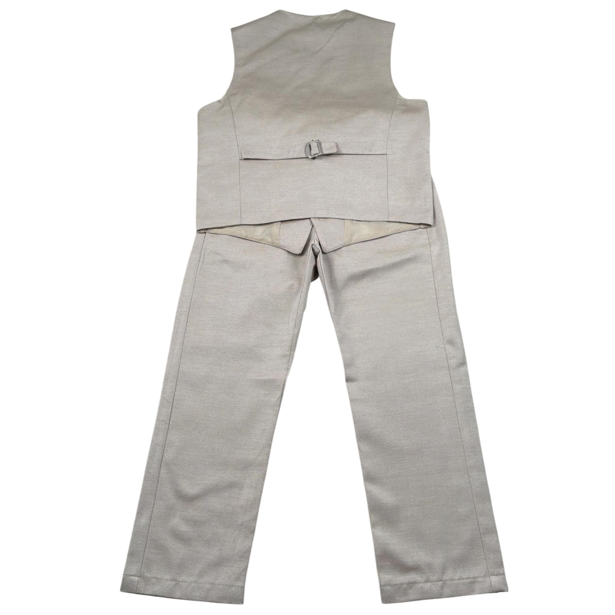 New Gereration Completo 2 Pezzi Gilet-Pantalone Beige per Bambino 42631 BEIGE NEW GERERATION 