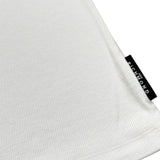 John Richmond Abito Giromanica Tinta Unita con Logo per Bambina RGP26003VE BIANCO JOHN RICHMOND 