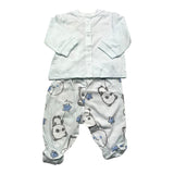 Chicco Completo 2 Pezzi Shirt-Ghettina Azzurro Per Neonato