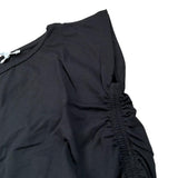 Lu Lu By Miss Grant Top tinta unita Giromanica Nero per Bambina LL3640 NERO LU LU BY MISS GRANT 