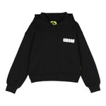 BARROW KIDS felpa chiusa con cappuccio tint unita cn applicazioni Nero per Bambina F3BKJGHS075 NERO BARROW KIDS 