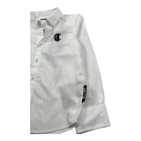 Just Cavalli Camicia Manica Lunga Tinta Unita con Ricamo Logo per Neonato JIP26066CA BIANCO JUST CAVALLI 